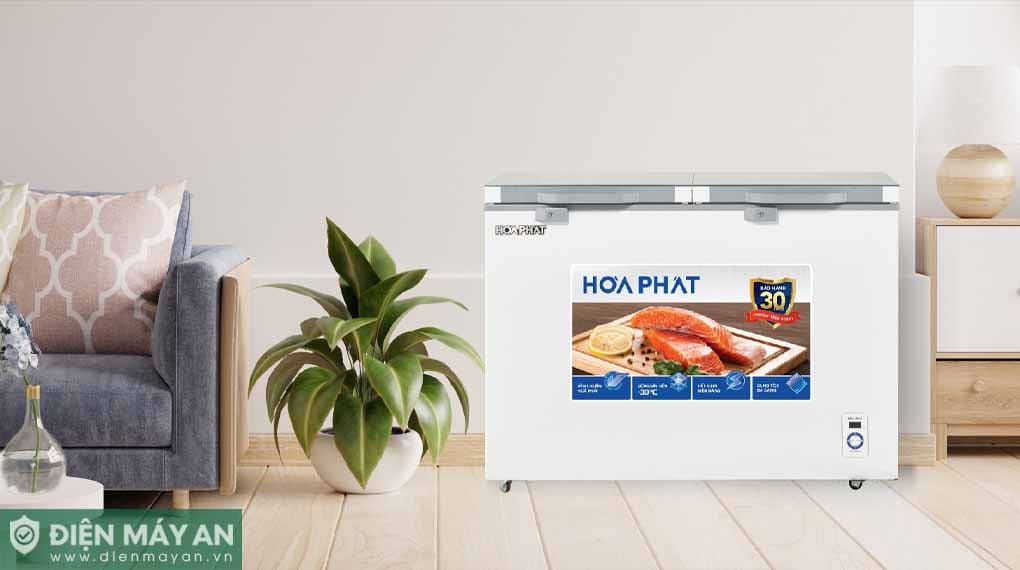 Tủ đông cánh kính Hòa Phát 107 Lít HPF AD6107.T1